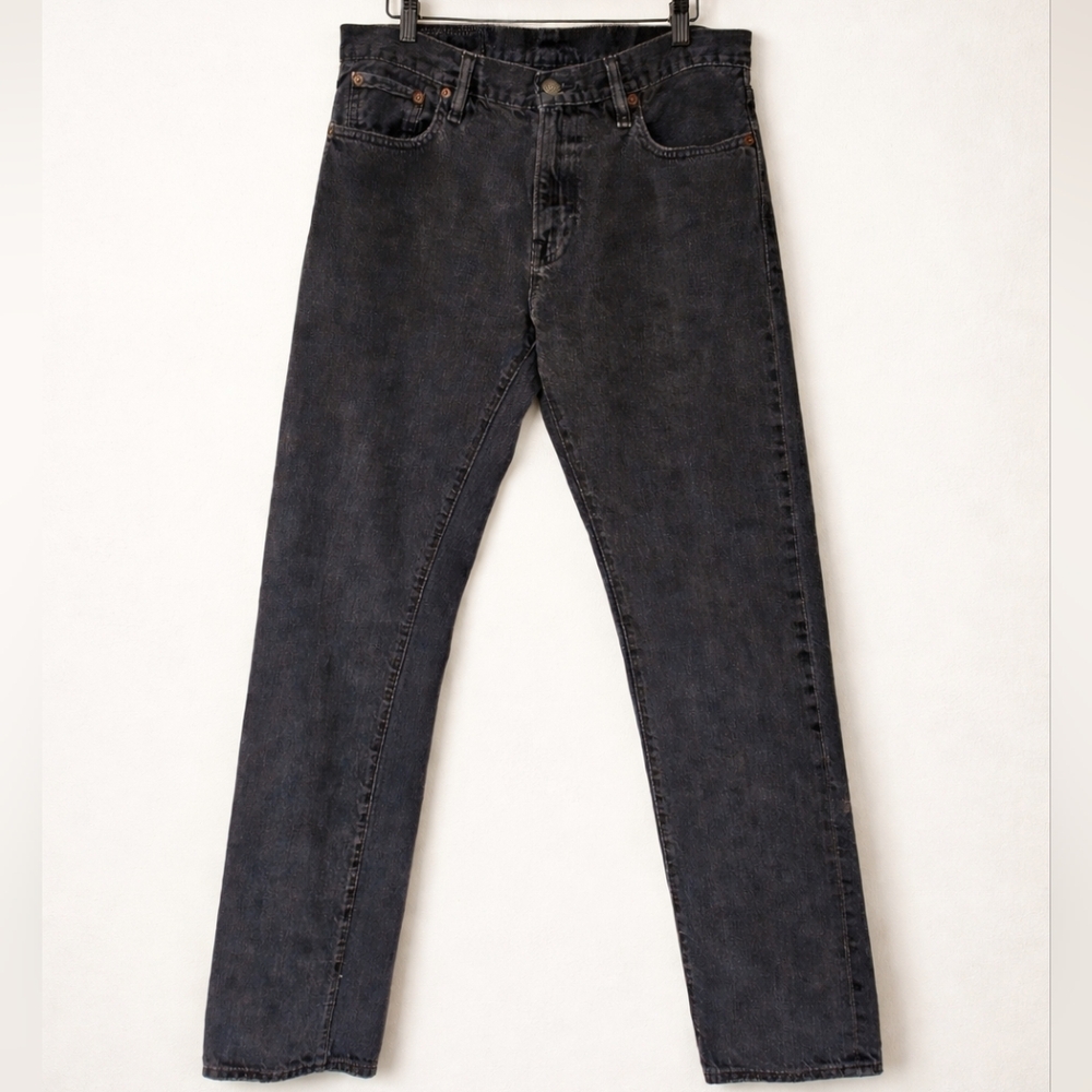 🖤 Denim & Supply Ralph Lauren Black Wash Straight Men's Leg Jeans Size 30/32